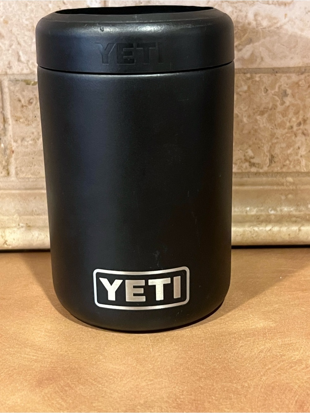 YETI Black 12 Oz Rambler Colster Can Insulator, Used